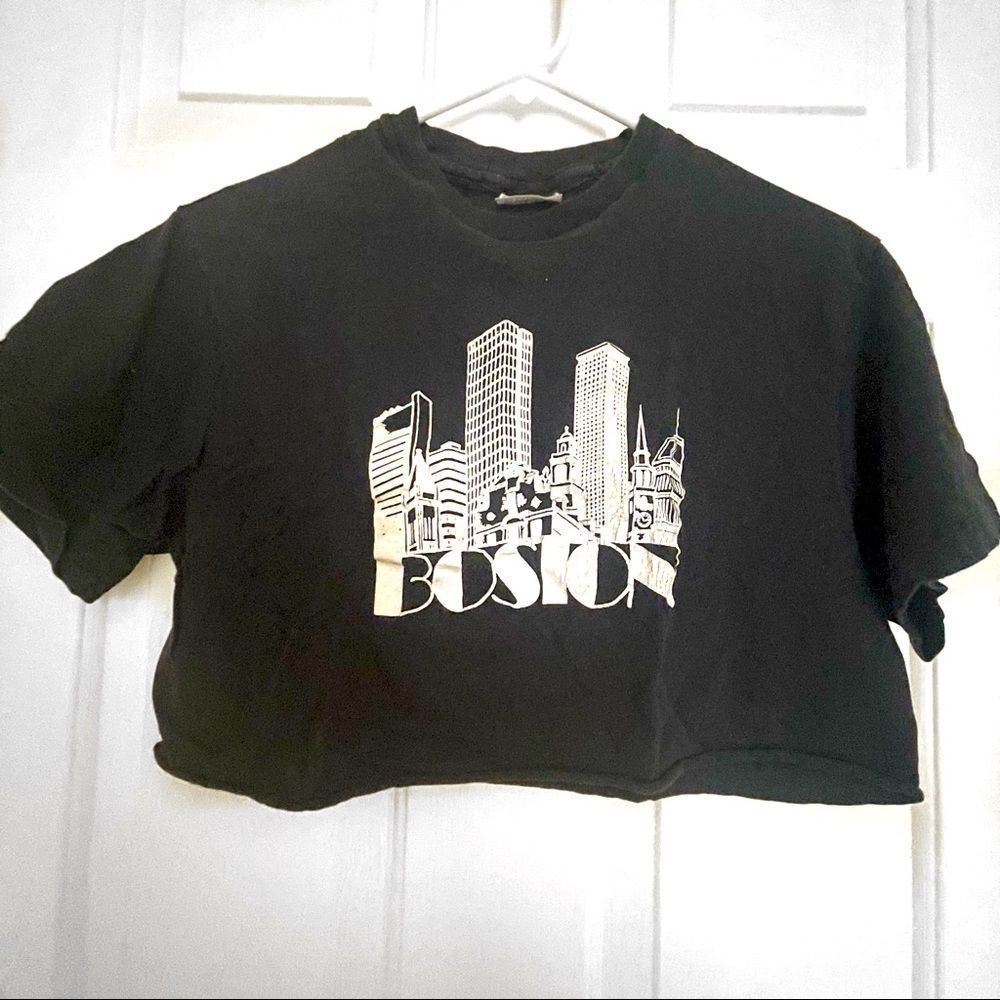 Vintage Boston Crop Tee